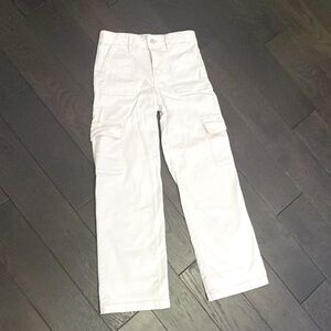 Abercrombie Kids White Cargo Jeans